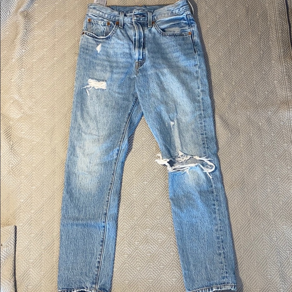 Levi Strauss light blue jeans